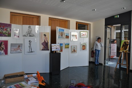 exposition à la Mairie de Soyaux avril 2012